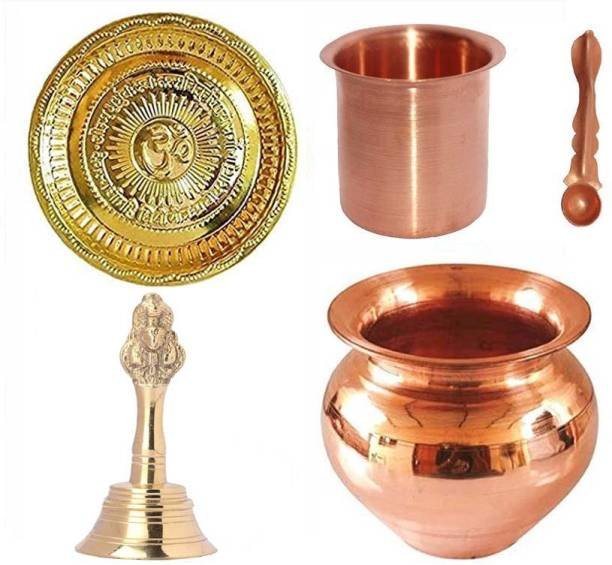 Brass Pooja Thali - Pooja Samagri Store